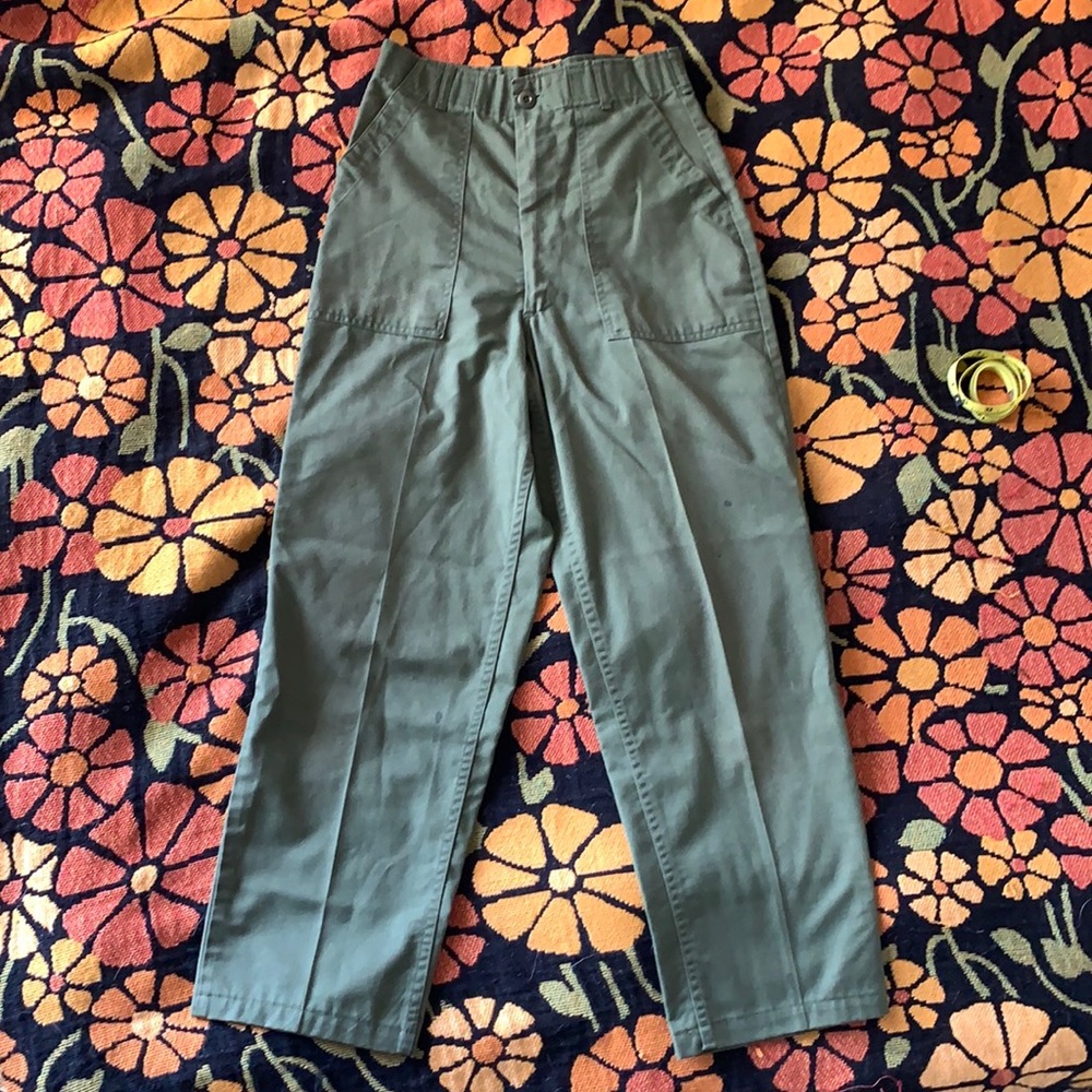 Vintage High Rise Army Pants